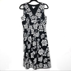 Charter Club Sleeveless V-Neck Floral Print Dress